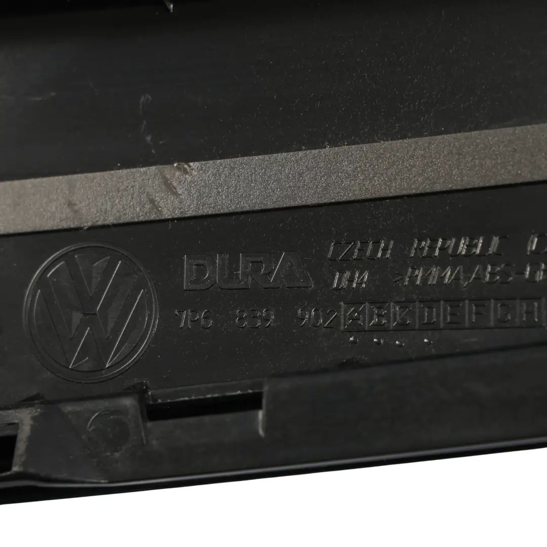 VW Volkswagen Touareg 7P Listwa Drzwi Szyby Przednia Przód Prawa - SKU 7P6839902C - Numer Części 7P6839902C