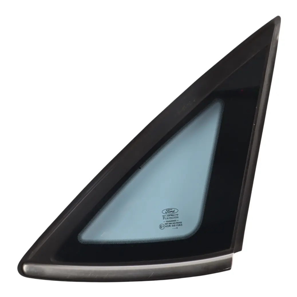 Ford Mondeo Mk4 Quarter Side Window Glass Rear Right O/S AS2 Blue 7S71A297B00CG