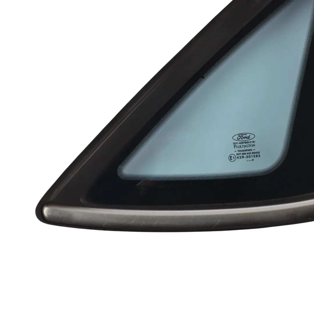 Ford Mondeo MK4 Vetro Finestrino Posteriore Destro AS2 Blu 7S71A297B00CG - SKU 7S71-A297B00-CG - Numero di parte 7S71-A297B00-CG