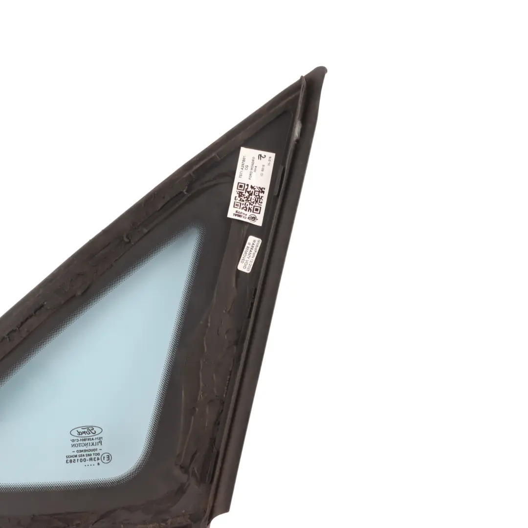 Ford Mondeo Mk4 Quarter Side Window Glass Rear Left N/S AS2 Blue 7S71A297B01CG - SKU 7S71-A297B01-CG - Part number 7S71-A297B01-CG