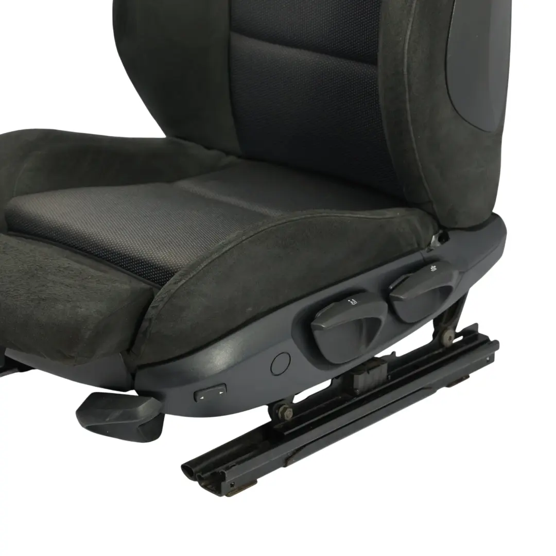 Front Seat M Sport Cloth Interior Alcantara Anthracite Left N/S to BMW E90 E91 LCI with Part number 8036335 BMW E90 E91 LCI Front Seat M Sport Cloth Interior Alcantara Anthracite Left N/S - SKU 8036335-3 - Part number 8036335