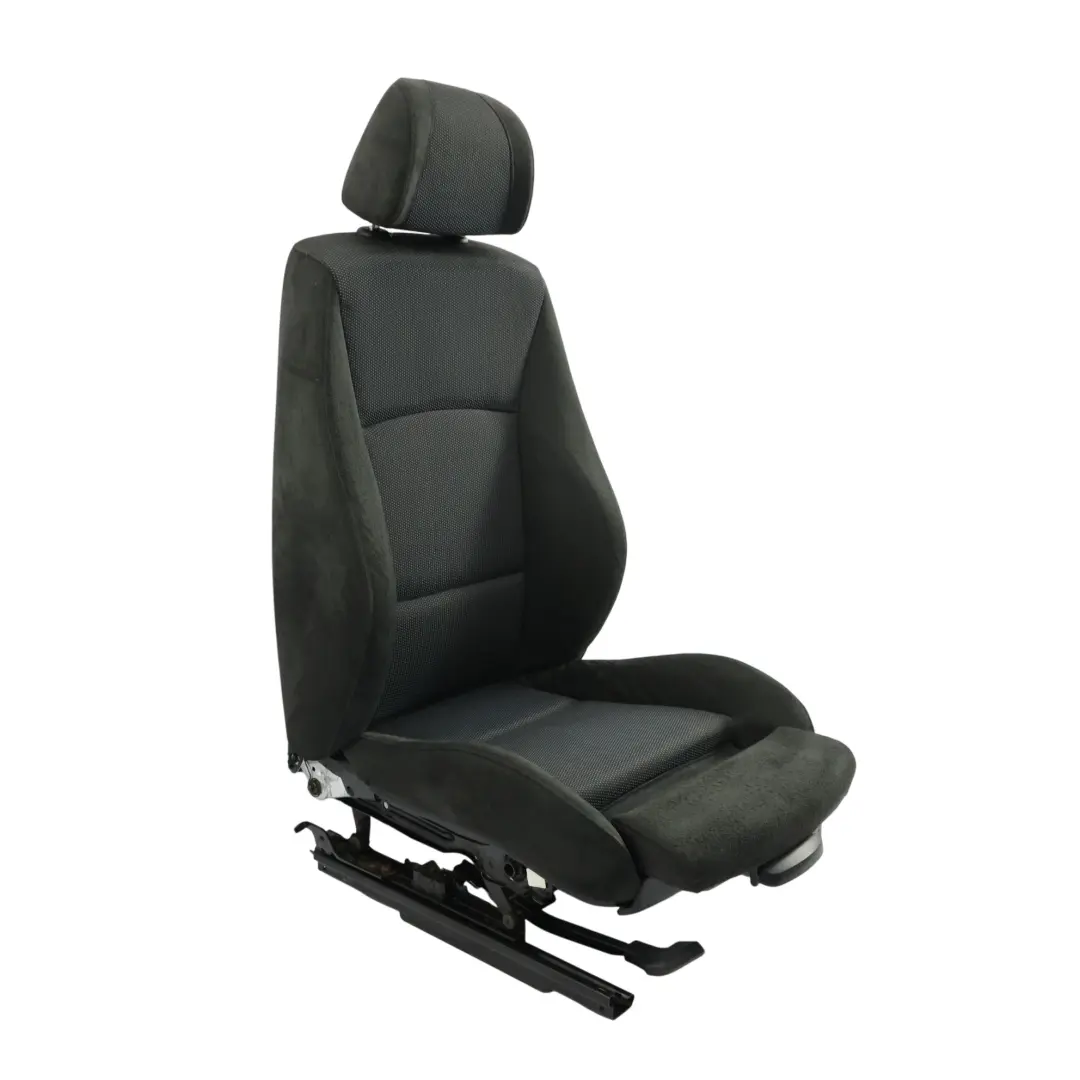 BMW E90 E91 LCI Front Seat M Sport Cloth Interior Alcantara Anthracite Left N/S - SKU 8036335-3 - Part number 8036335