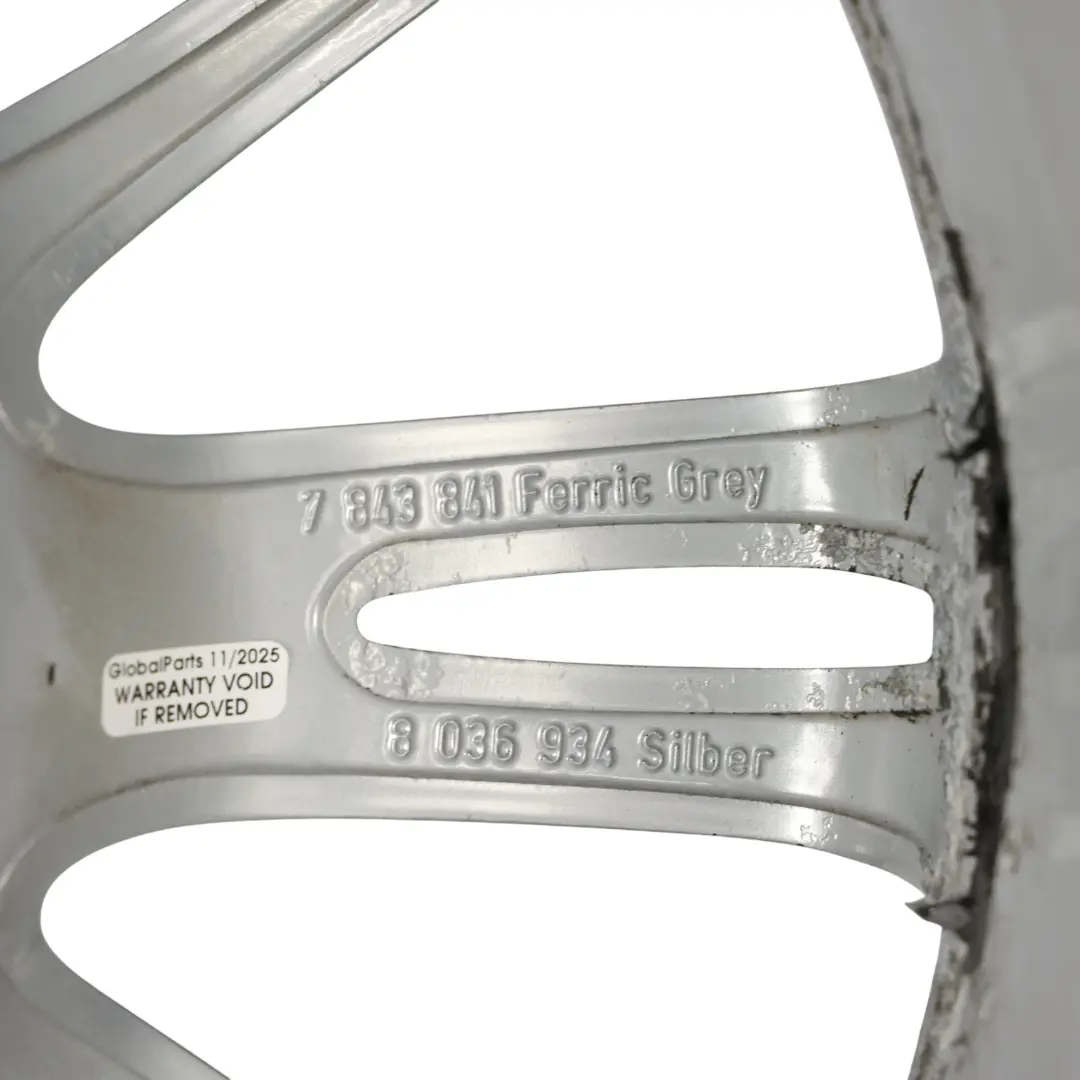  Roue Arrière BMW E90 E91 E92 Jante 18" 8,5J ET:37 M Spider Spoke 193 - SKU 8036934-6 - Numéro de pièce 8036934