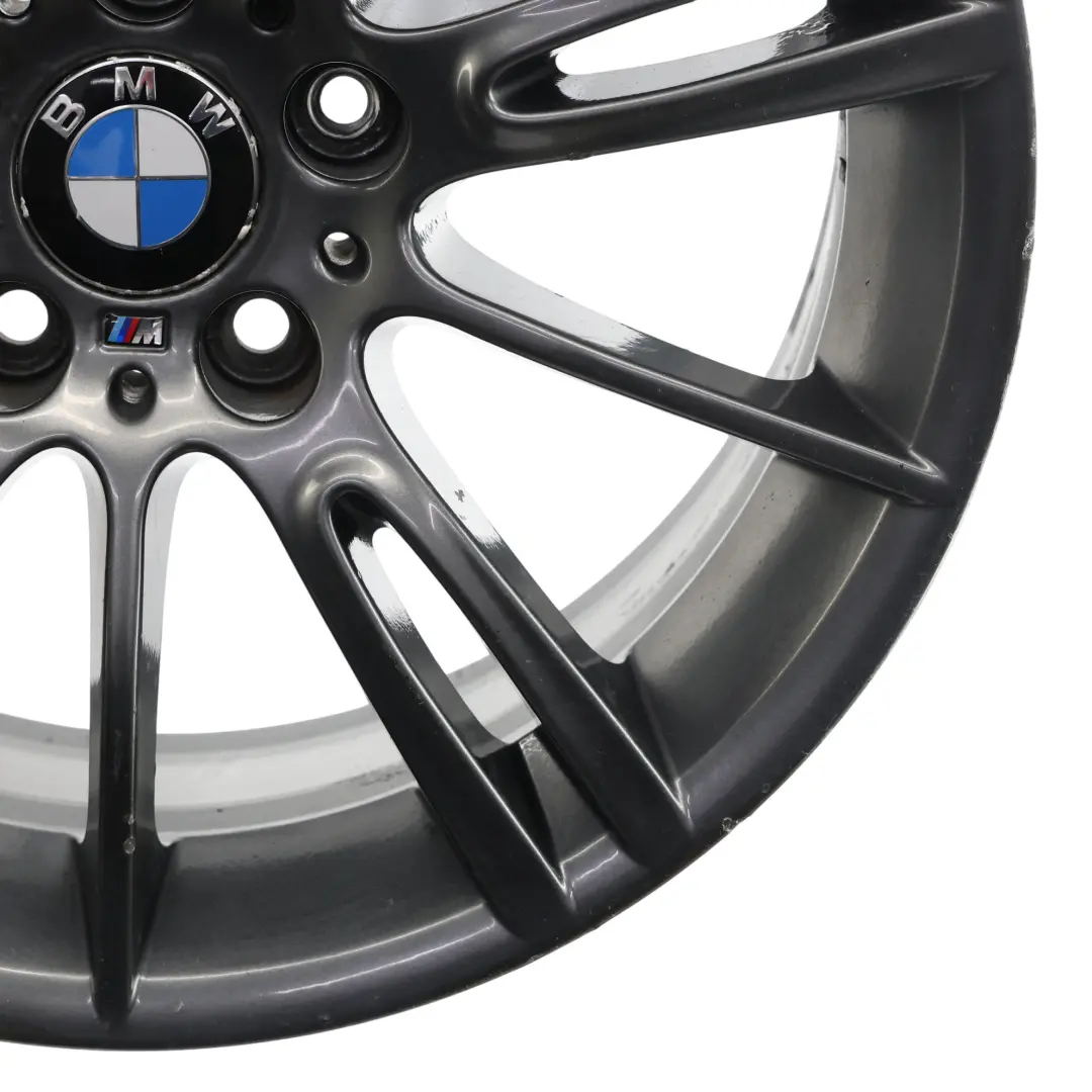 Grey Rear Alloy Wheel Rim 18" M Spider Spoke 193 8,5J ET:37 to BMW E90 E91 with Part number 8036934 BMW E90 E91 Grey Rear Alloy Wheel Rim 18" M Spider Spoke 193 8,5J ET:37 - SKU 8036934-7 - Part number 8036934