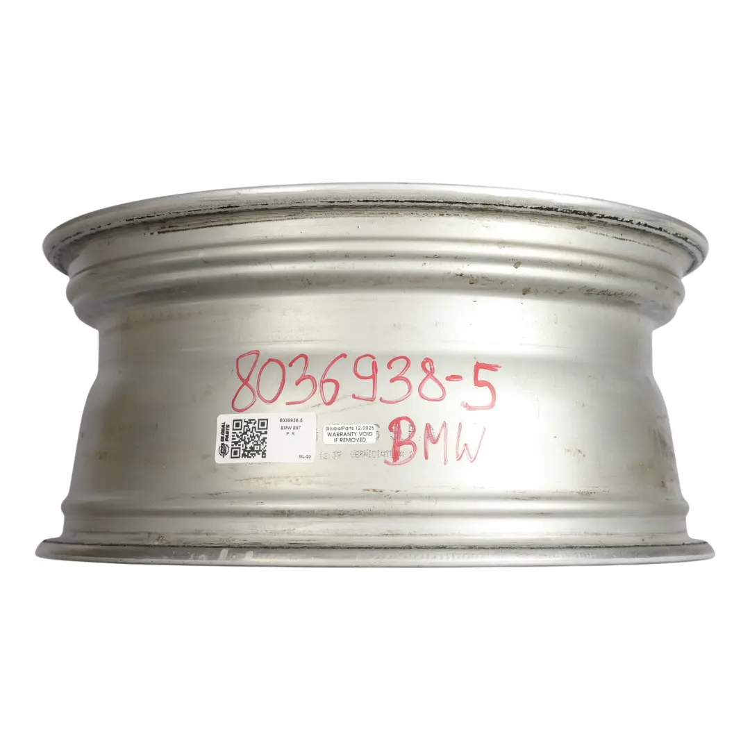 Wheel Rim BMW E81 E82 E87 E88 Rear Alloy 17" 7,5J ET:47 M Double Spoke 207 - SKU 8036938-5 - Part number 8036938
