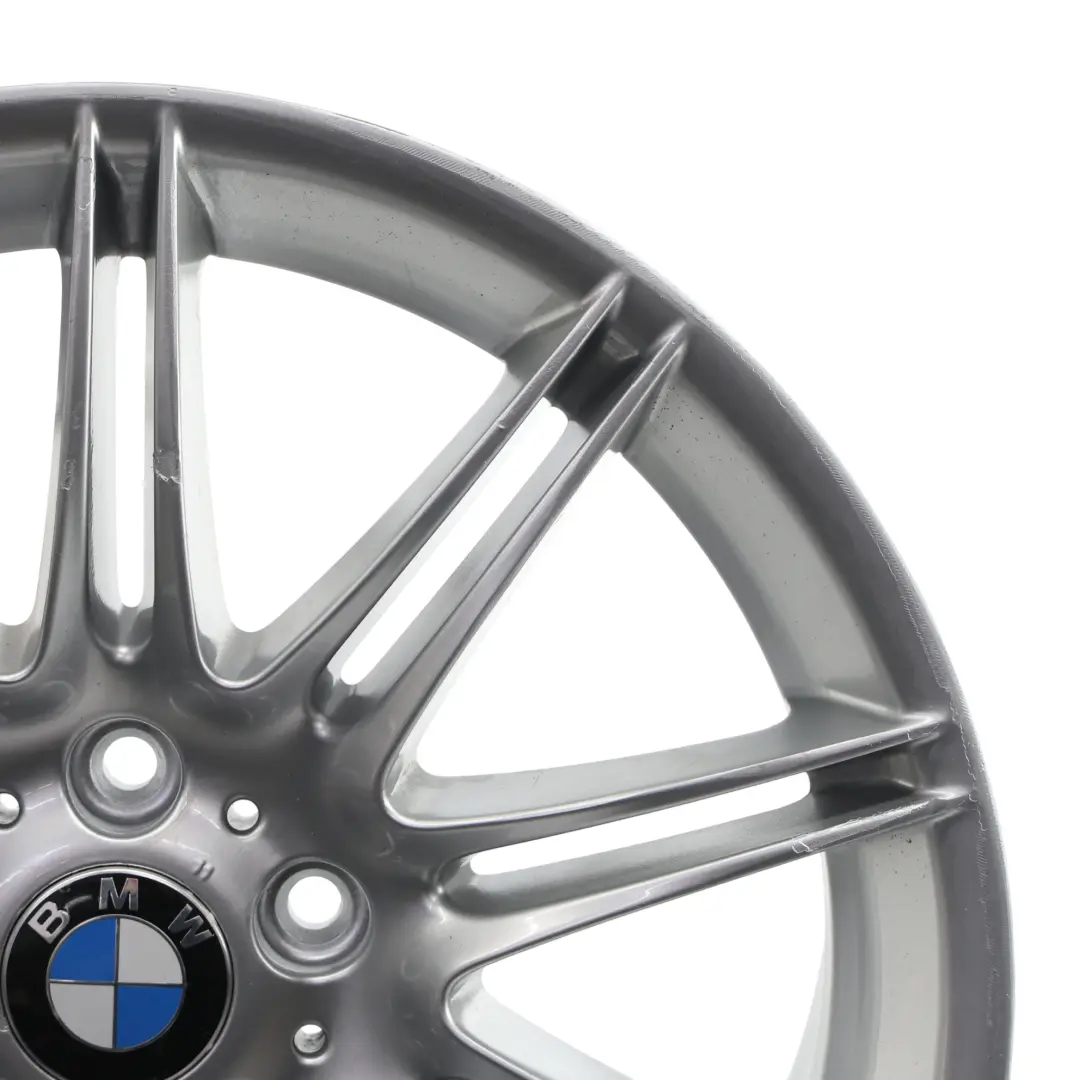 Front Wheel Rim Alloy 19" M Double Spoke 225 8J ET:37 to BMW E90 E91 E92 with Part number 8037141 BMW E90 E91 E92 Front Wheel Rim Alloy 19" M Double Spoke 225 8J ET:37 - SKU 8037141-4 - Part number 8037141