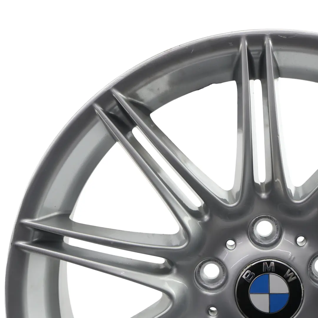 Front Wheel Alloy Rim 19" M Double Spoke 225 8J ET:37 to BMW E90 E91 E92 with Part number 8037141 BMW E90 E91 E92 Front Wheel Alloy Rim 19" M Double Spoke 225 8J ET:37 - SKU 8037141-6 - Part number 8037141