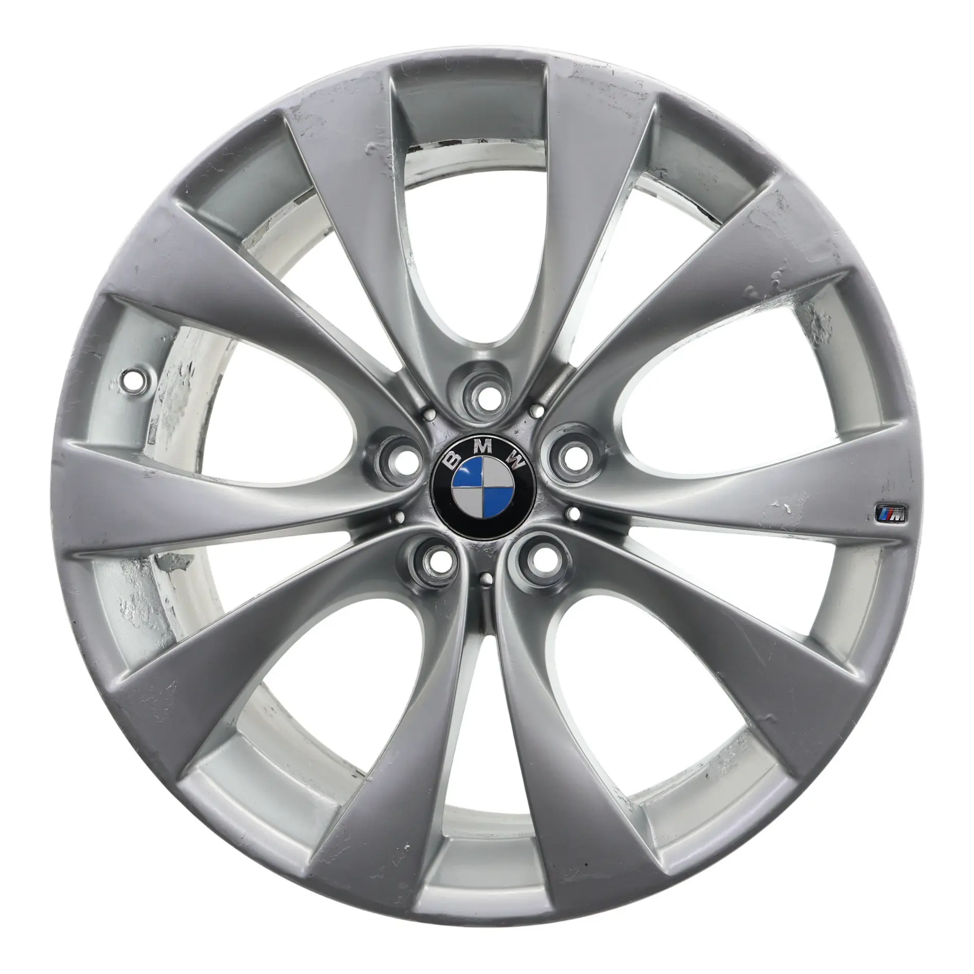 BMW X5 E70 Argento Cerchio anteriore in lega 20" M V-spoke 227 10J ET:40 8037349