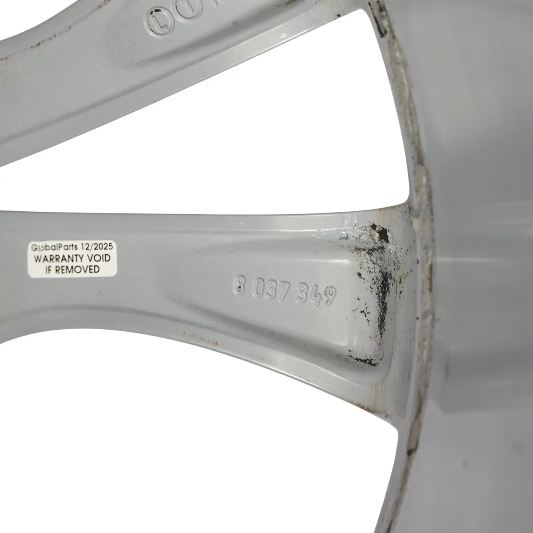 BMW X5 E70 Silver Front Wheel Alloy Rim 20" M V-spoke 227 10J ET:40 - SKU 8037349-7 - Part number 8037349