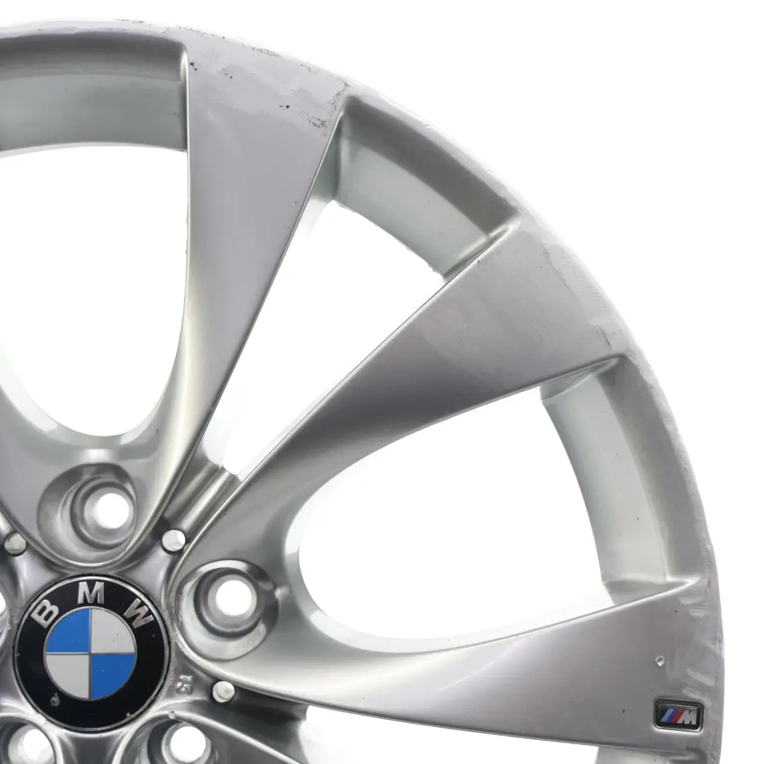 Front Wheel Alloy Rim 20" M V-spoke 227 10J ET:40 to BMW X5 E70 Silver with Part number 8037349 BMW X5 E70 Silver Front Wheel Alloy Rim 20" M V-spoke 227 10J ET:40 - SKU 8037349-7 - Part number 8037349