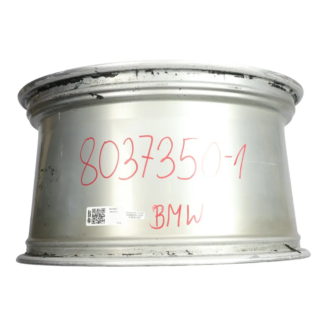 Silberne Hinterrad felge 20" M V-Speiche 227 ET:35 11J für BMW X5 E70 mit Teilenummer 8037350 BMW X5 E70 Silberne Hinterrad felge 20" M V-Speiche 227 ET:35 11J - SKU 8037350-1 - Teilenummer 8037350