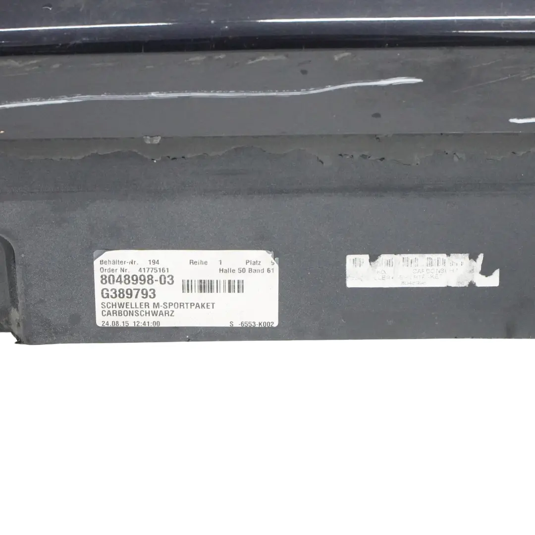 Bas De Caisse Latéral Droite M Sport M5 Carbonschwarz - 416 pour BMW F10 F11 à propos du numéro de pièce 8048686 BMW F10 F11 Bas De Caisse Latéral Droite M Sport M5 Carbonschwarz - 416 - SKU 8048686-CAR - Numéro de pièce 8048686