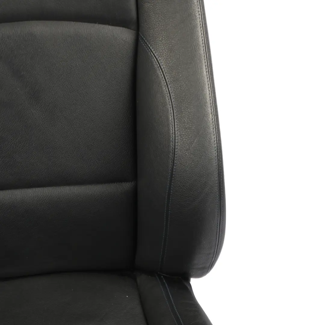 BMW E88 Convertible M Sport Siège avant droit en cuir Boston Black Blue - SKU 8053970-2 - Numéro de pièce 8053970