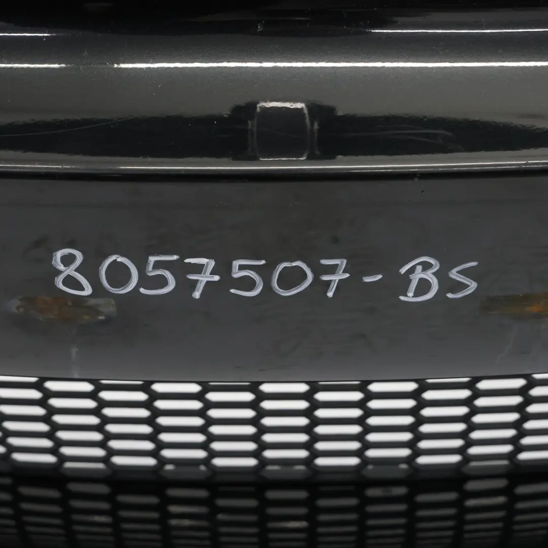 Front Bumper M Sport Trim Panel Black Sapphire Metallic - 475 to BMW E82 E88 with Part number 8057507 BMW E82 E88 Front Bumper M Sport Trim Panel Black Sapphire Metallic - 475 - SKU 8057507-BS - Part number 8057507