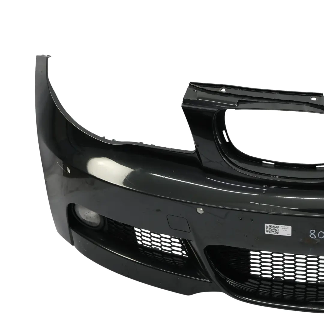 BMW E82 E88 Front Bumper M Sport Trim Panel Black Sapphire Metallic - 475 - SKU 8057507-BS - Part number 8057507