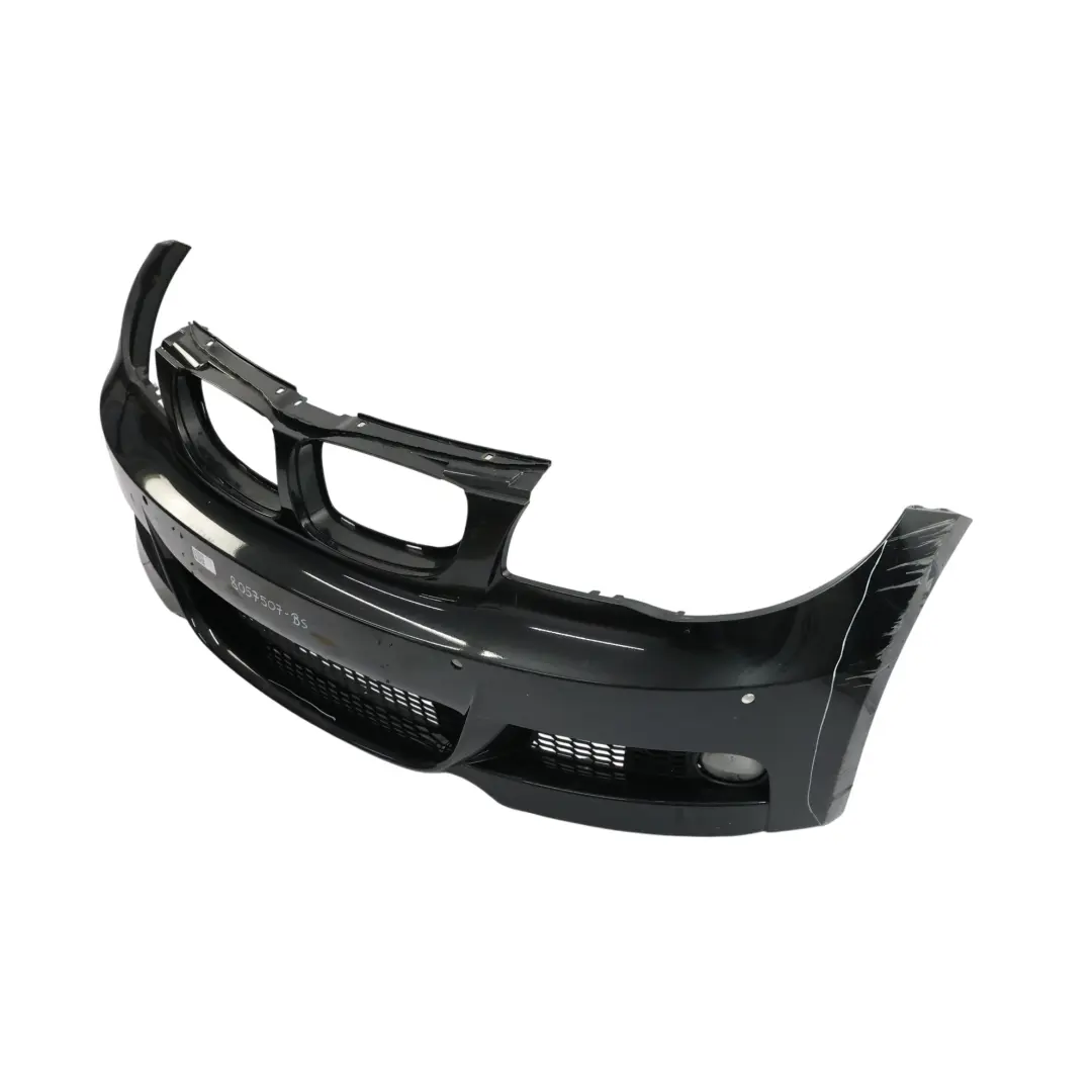 BMW E82 E88 Przedni Zderzak M-Pakiet Black Sapphire Czarny Metalik - 475 - SKU 8057507-BS - Numer Części 8057507