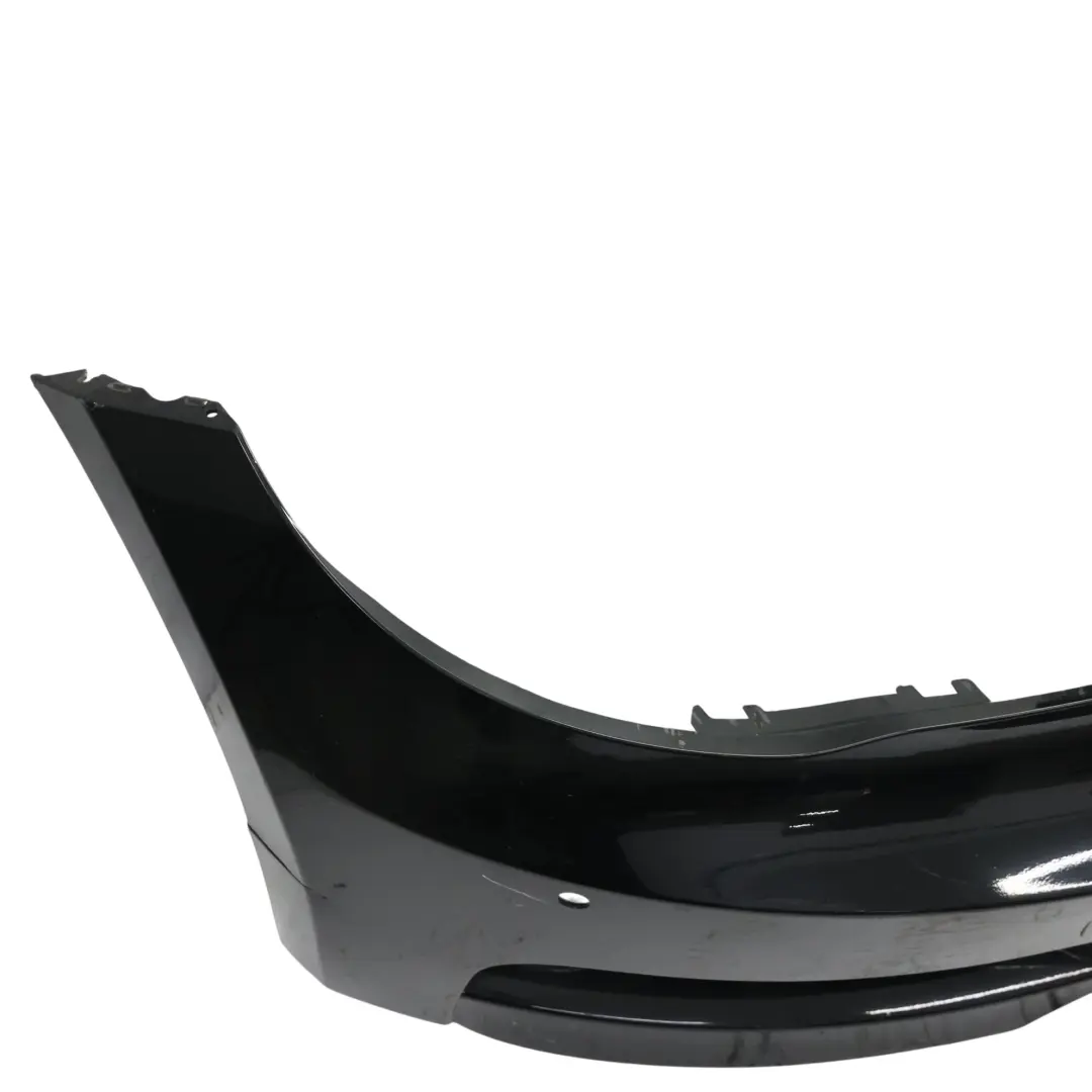 Front Bumper M Sport Trim Panel Black Sapphire Metallic - 475 to BMW E82 E88 with Part number 8057507 BMW E82 E88 Front Bumper M Sport Trim Panel Black Sapphire Metallic - 475 - SKU 8057507-BS - Part number 8057507