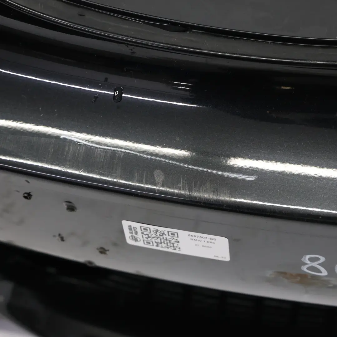 BMW E82 E88 Front Bumper M Sport Trim Panel Black Sapphire Metallic - 475 - SKU 8057507-BS - Part number 8057507