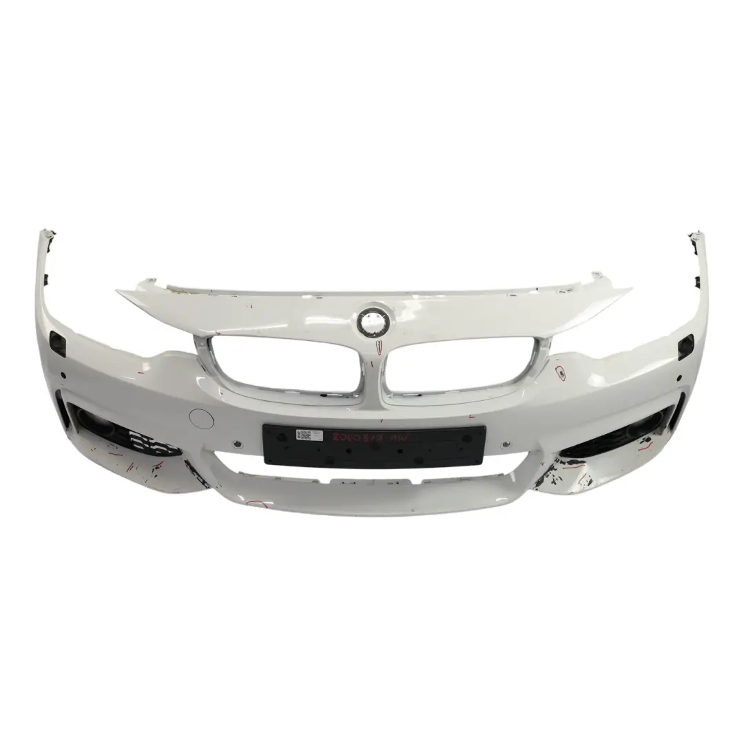 Front Bumper Trim Panel Cover Alpinweiss 3 White - 300 to BMW F32 F33 F36 with Part number 8060879 BMW F32 F33 F36 Front Bumper Trim Panel Cover Alpinweiss 3 White - 300 - SKU 8060879-AW - Part number 8060879