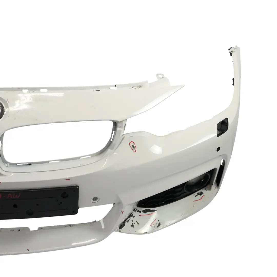 BMW F32 F36 Przedni Zderzak Alpinweiss 3 Biały - 300 - SKU 8060879-AW - Numer Części 8060879