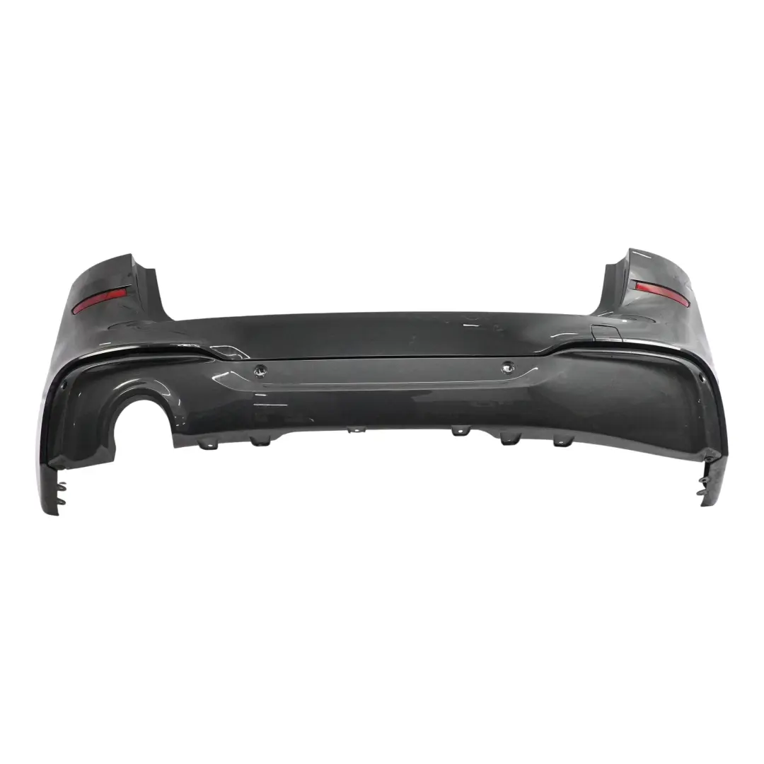 Bumper M Sport Trim Panelling PDC Black Sapphire Metallic - 475 to BMW F45 Rear with Part number 8063358 BMW F45 Rear Bumper M Sport Trim Panelling PDC Black Sapphire Metallic - 475 - SKU 8063358-BS - Part number 8063358