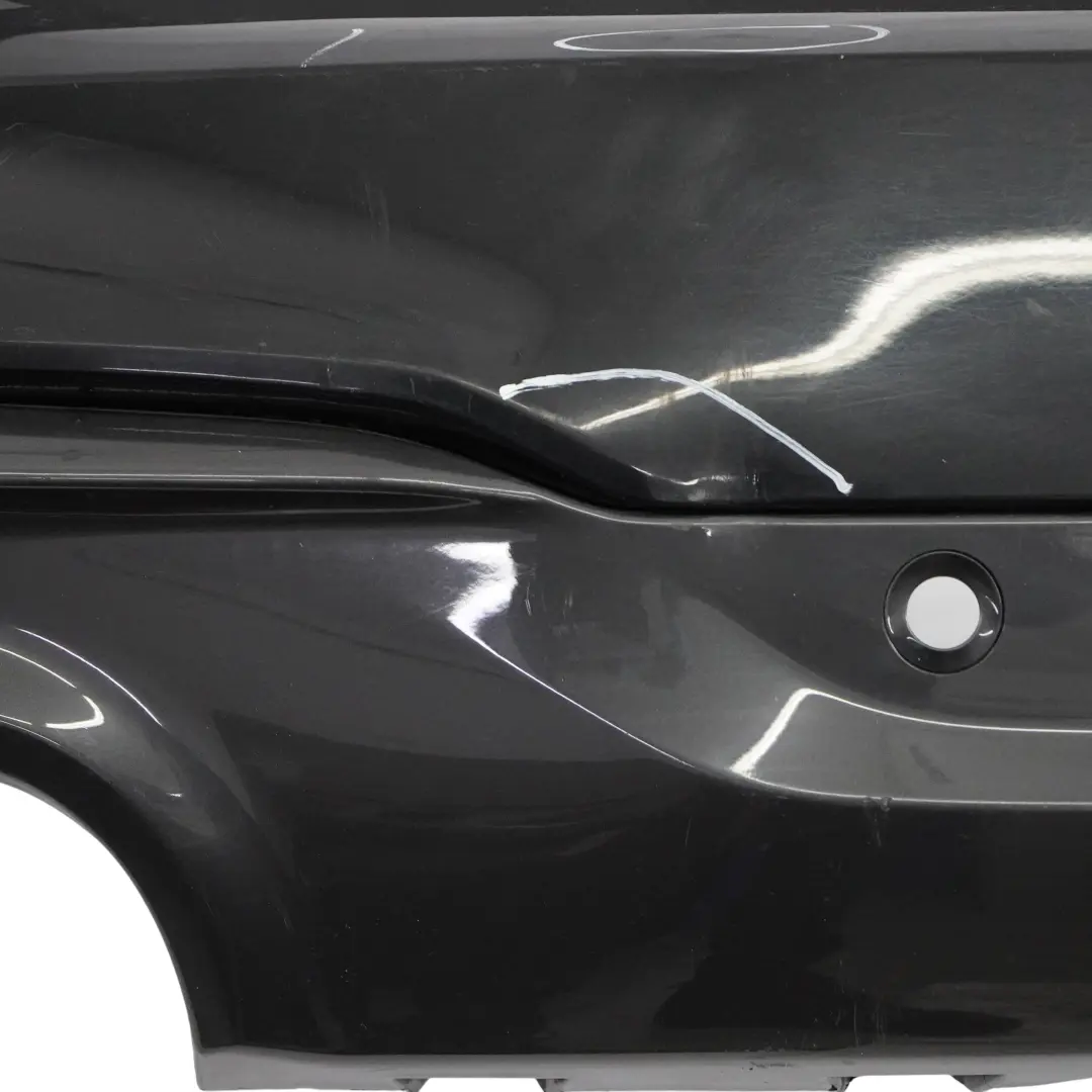 Bumper M Sport Trim Panelling PDC Black Sapphire Metallic - 475 to BMW F45 Rear with Part number 8063358 BMW F45 Rear Bumper M Sport Trim Panelling PDC Black Sapphire Metallic - 475 - SKU 8063358-BS - Part number 8063358