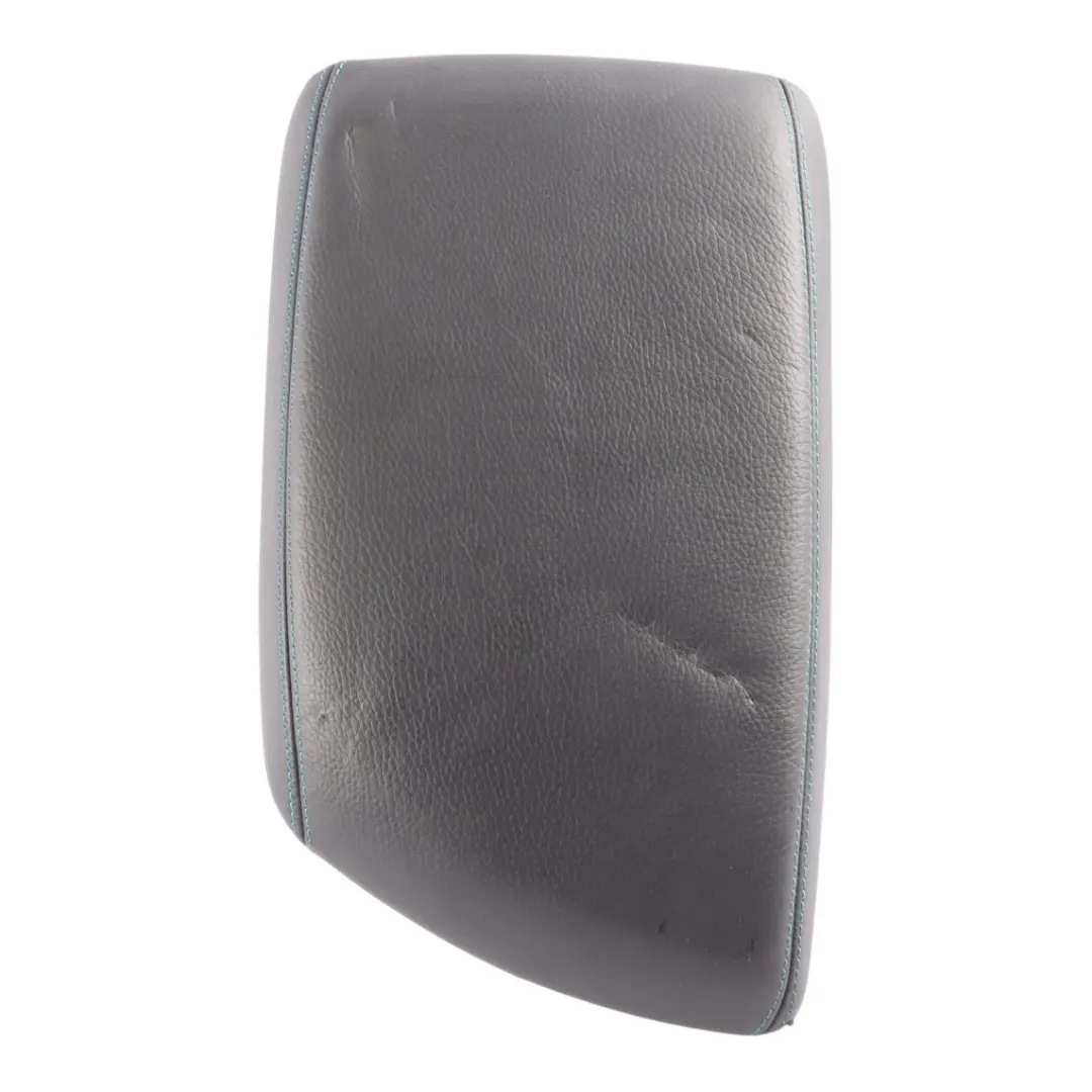 Central Console Arm Rest Black Blue Stitching Alcantara to BMW F87 M2 with Part number 8065465 BMW F87 M2 Central Console Arm Rest Black Blue Stitching Alcantara - SKU 8065465-1 - Part number 8065465