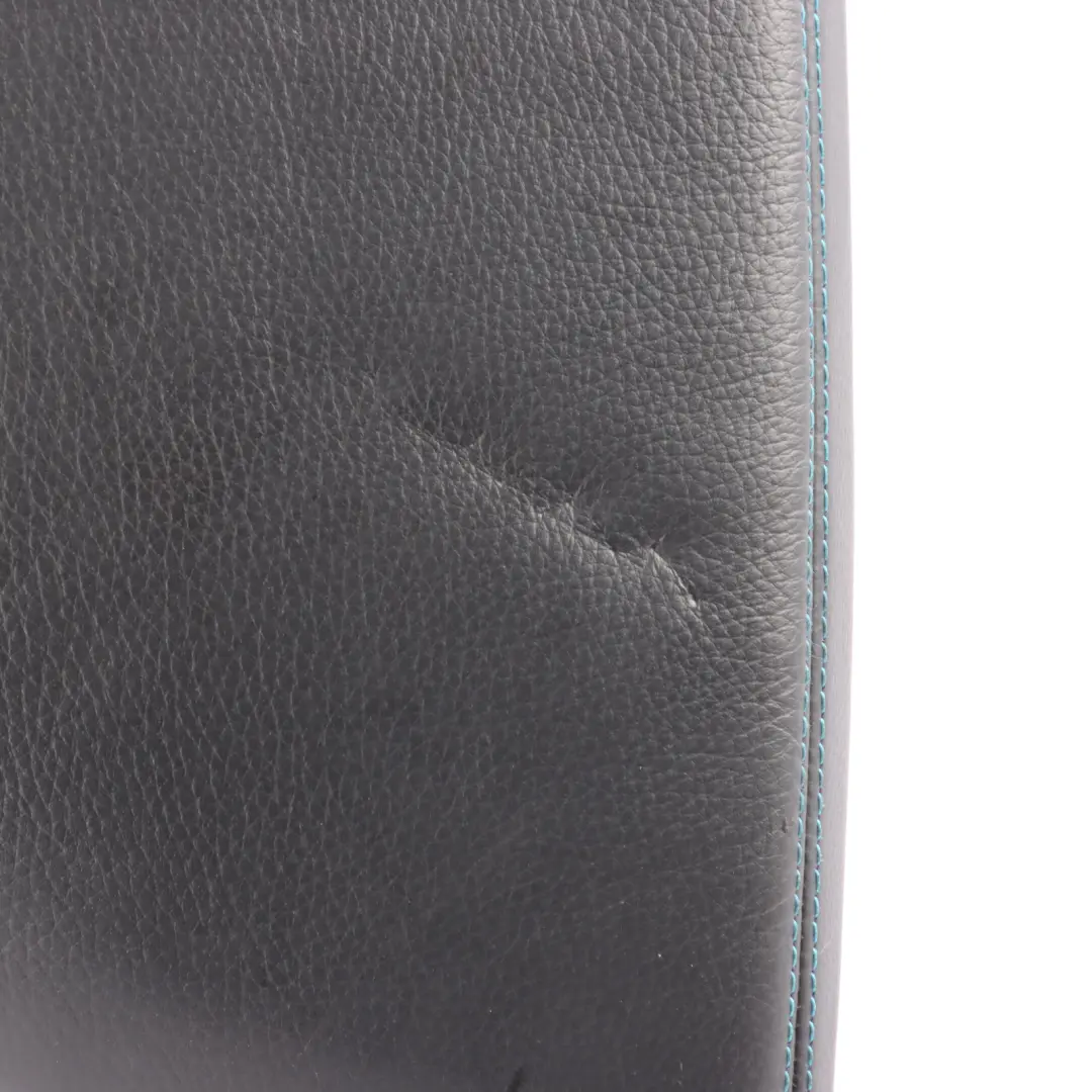 Central Console Arm Rest Black Blue Stitching Alcantara to BMW F87 M2 with Part number 8065465 BMW F87 M2 Central Console Arm Rest Black Blue Stitching Alcantara - SKU 8065465-1 - Part number 8065465