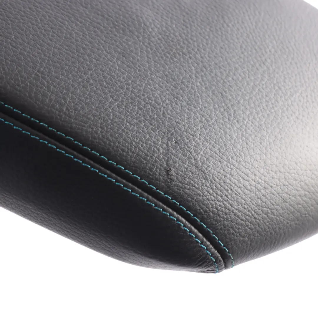 BMW F87 M2 Central Console Arm Rest Black Blue Stitching Alcantara - SKU 8065465-1 - Part number 8065465