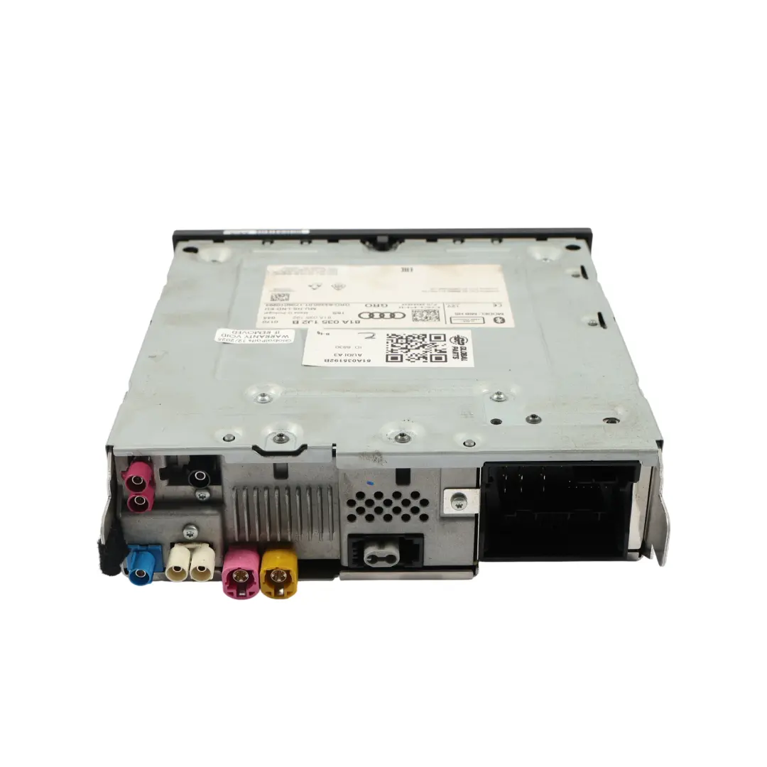  Autoradio CD SD SIM Audi A3 8V Avec Système Navigation Par Satellite - SKU 81A035192B - Numéro de pièce 81A035192B