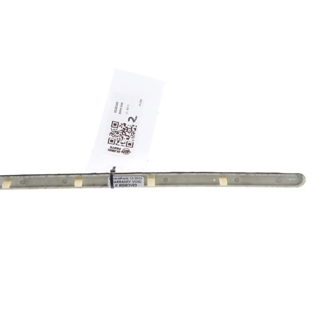 BMW E46 Coupe Front A-Pillar Cover Trim Strip Black - SKU 8228340 - Part number 8228340