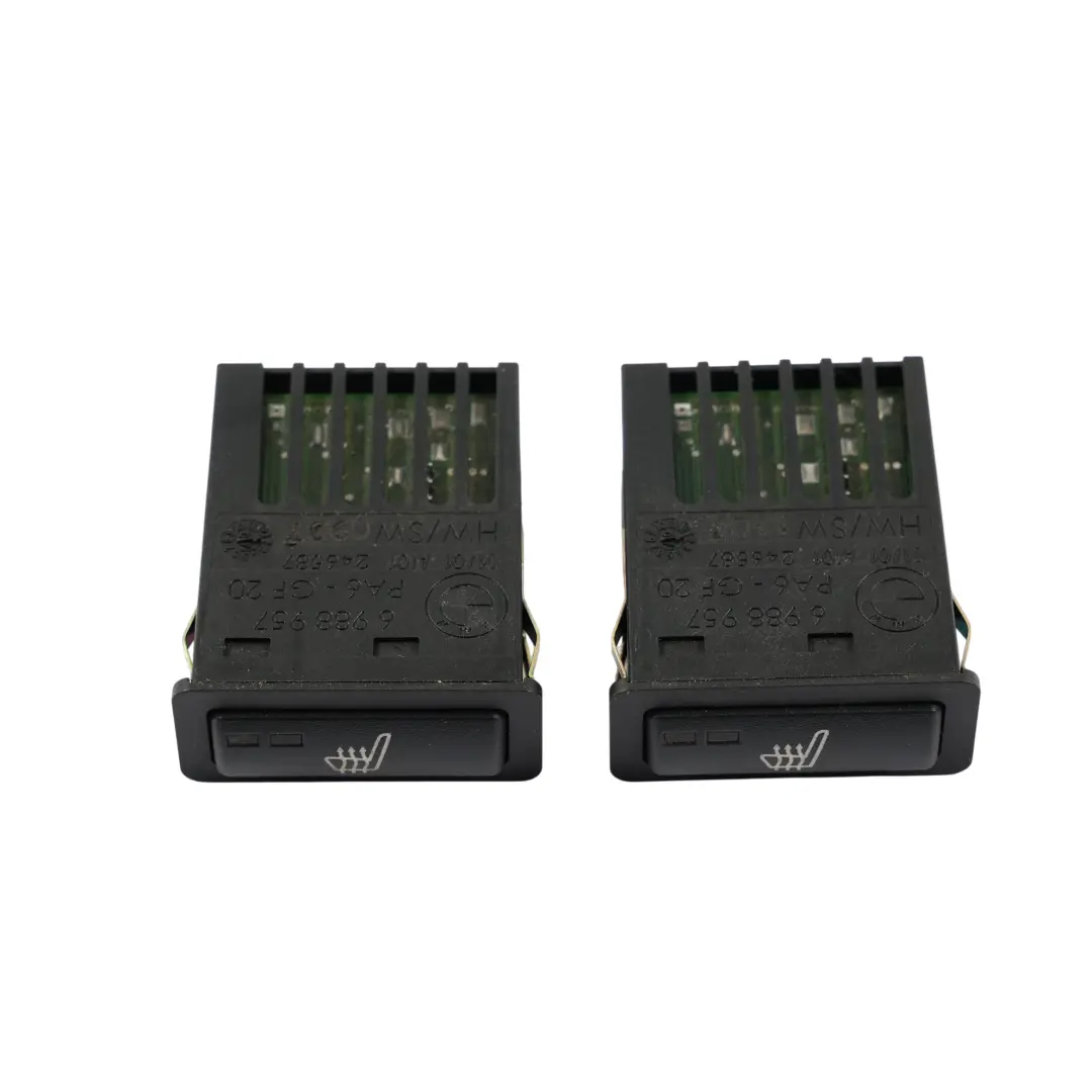 Interruptor Calefacción Asiento Trasero Botón Set para BMW X5 E53 con número de pieza 8381303 BMW X5 E53 Interruptor Calefacción Asiento Trasero Botón Set - SKU 8381303-1 - Número de pieza 8381303
