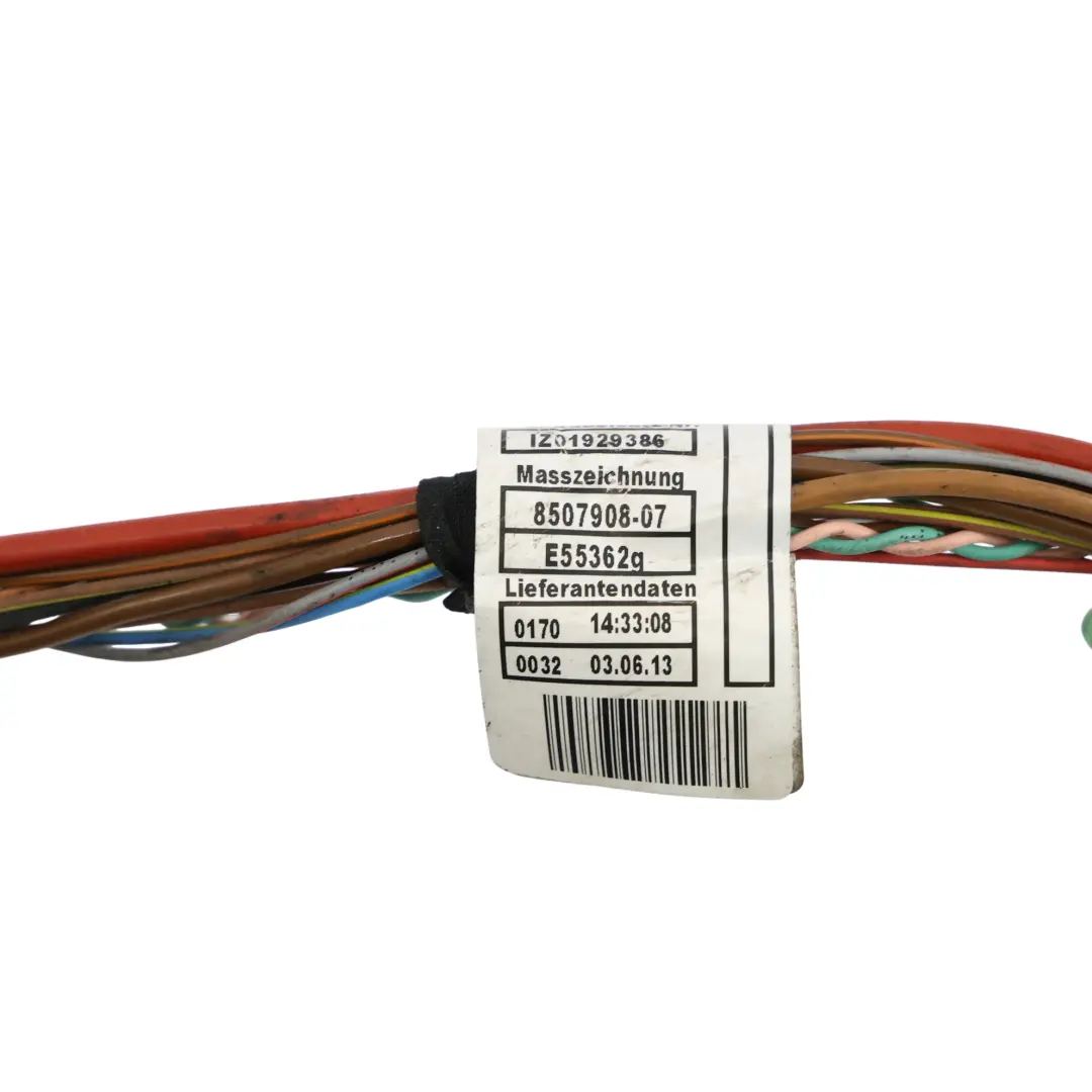 BMW F20 F30 Wiring Harness Engine Transmission Module Diesel Manual N47N - SKU 8507909 - Part number 8507909