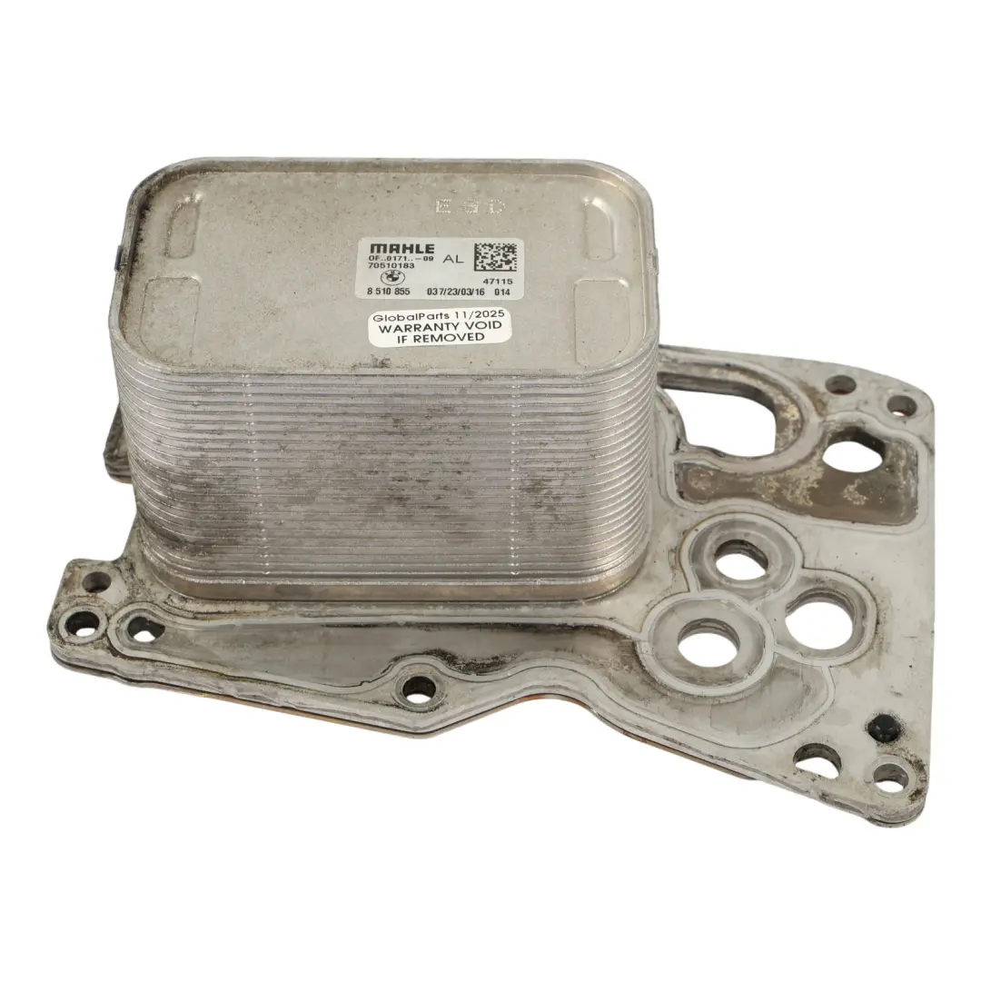 BMW F06 F10 F15 F25 F30 F33 F36 Motorölkühler Wärmetauscher N57N - SKU 8510855 - Teilenummer 8510855