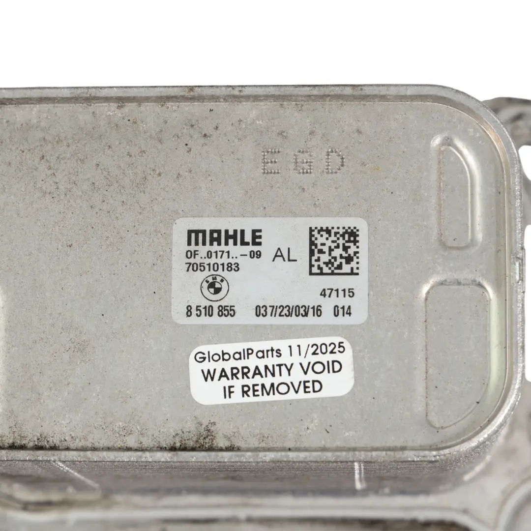Motorölkühler Wärmetauscher N57N für BMW F06 F10 F15 F25 F30 F33 F36 mit Teilenummer 8510855 BMW F06 F10 F15 F25 F30 F33 F36 Motorölkühler Wärmetauscher N57N - SKU 8510855 - Teilenummer 8510855