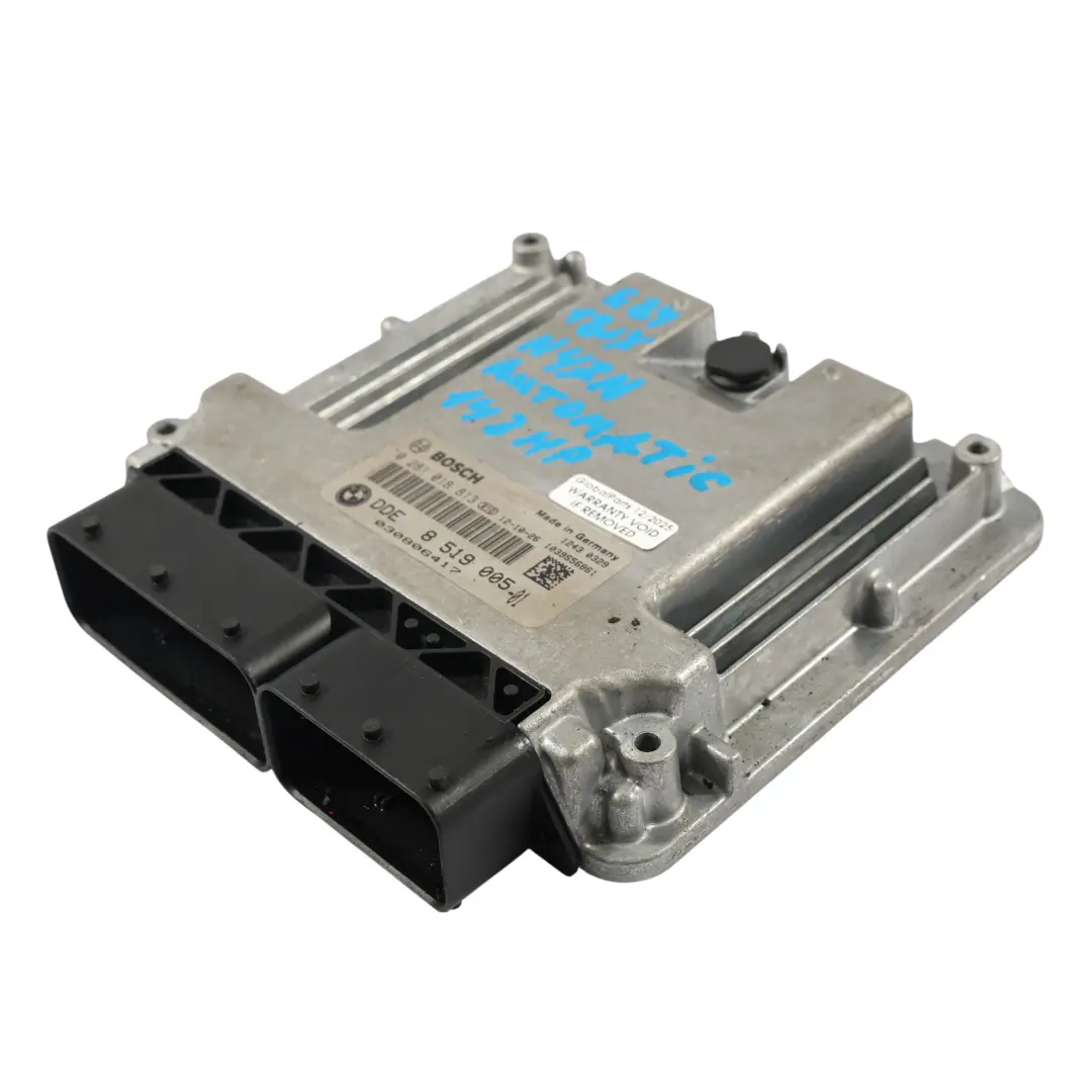 18Dx Diesel N47N 143HP Sterownik Silnika DDE Automat do BMW X1 E84 o numerze 8519005 BMW X1 E84 18Dx Diesel N47N 143HP Sterownik Silnika DDE Automat - SKU 8519005-2 - Numer Części 8519005