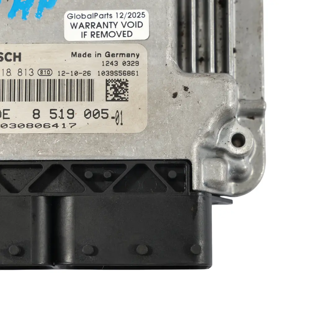 18Dx Diesel N47N 143HP Unità Motore ECU DDE Automatico per BMW X1 E84 con numero di parte 8519005 BMW X1 E84 18Dx Diesel N47N 143HP Unità Motore ECU DDE Automatico - SKU 8519005-2 - Numero di parte 8519005