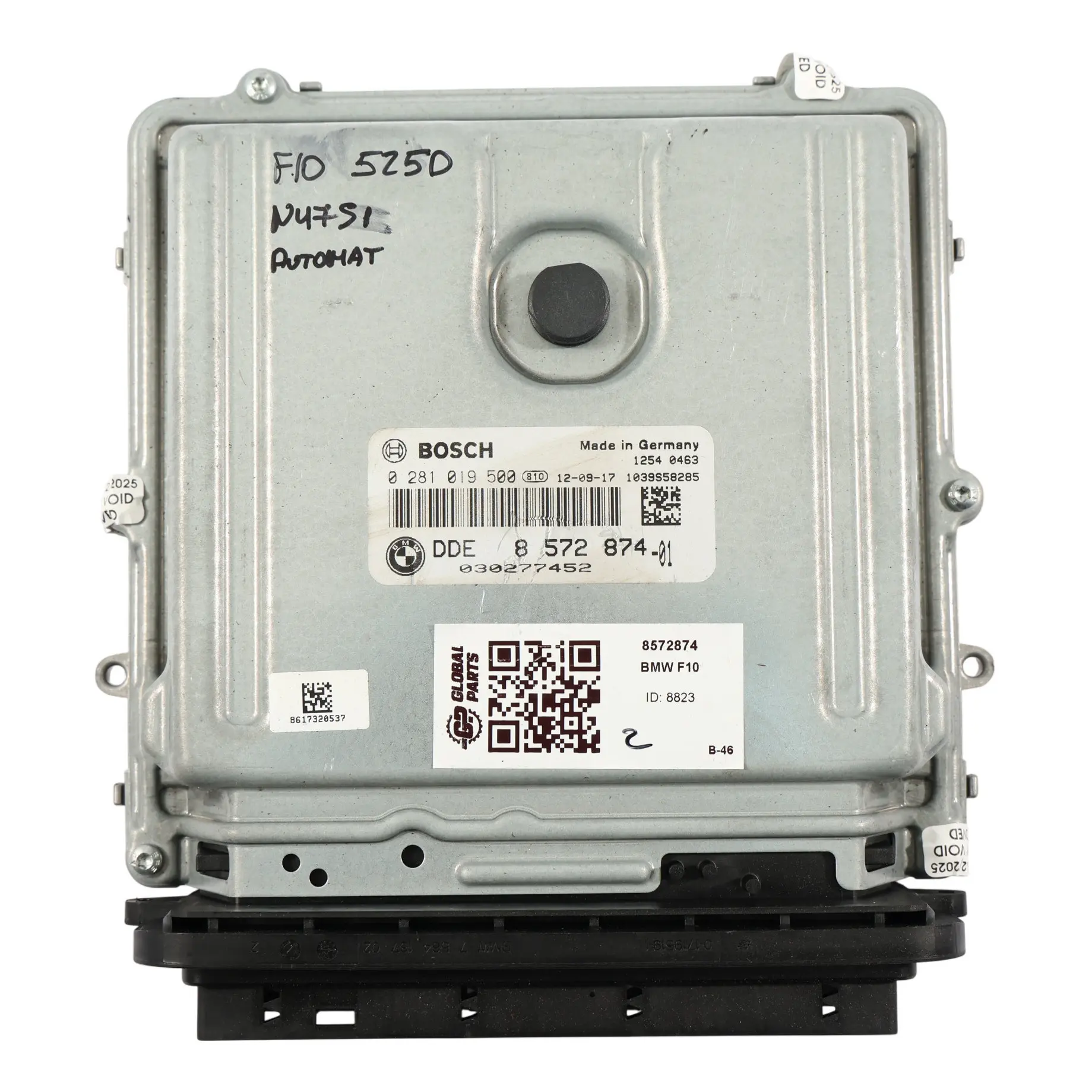 BMW F10 F11 535D N47S1 218HP Motorsteuergerät ECU DDE 8572874 Automatik