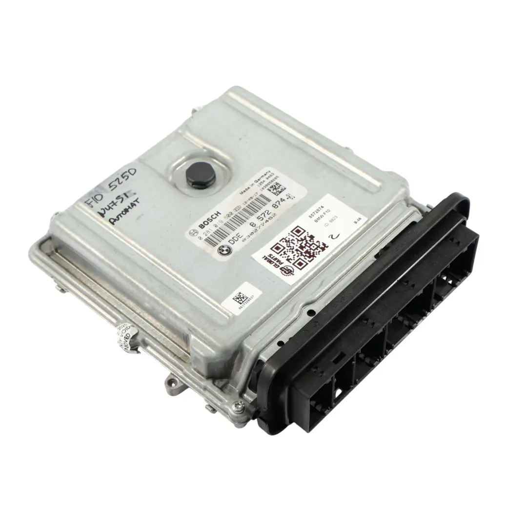N47S1 218HP Motorsteuergerät ECU DDE Automatik für BMW F10 F11 535D mit Teilenummer 8572874 BMW F10 F11 535D N47S1 218HP Motorsteuergerät ECU DDE Automatik - SKU 8572874 - Teilenummer 8572874