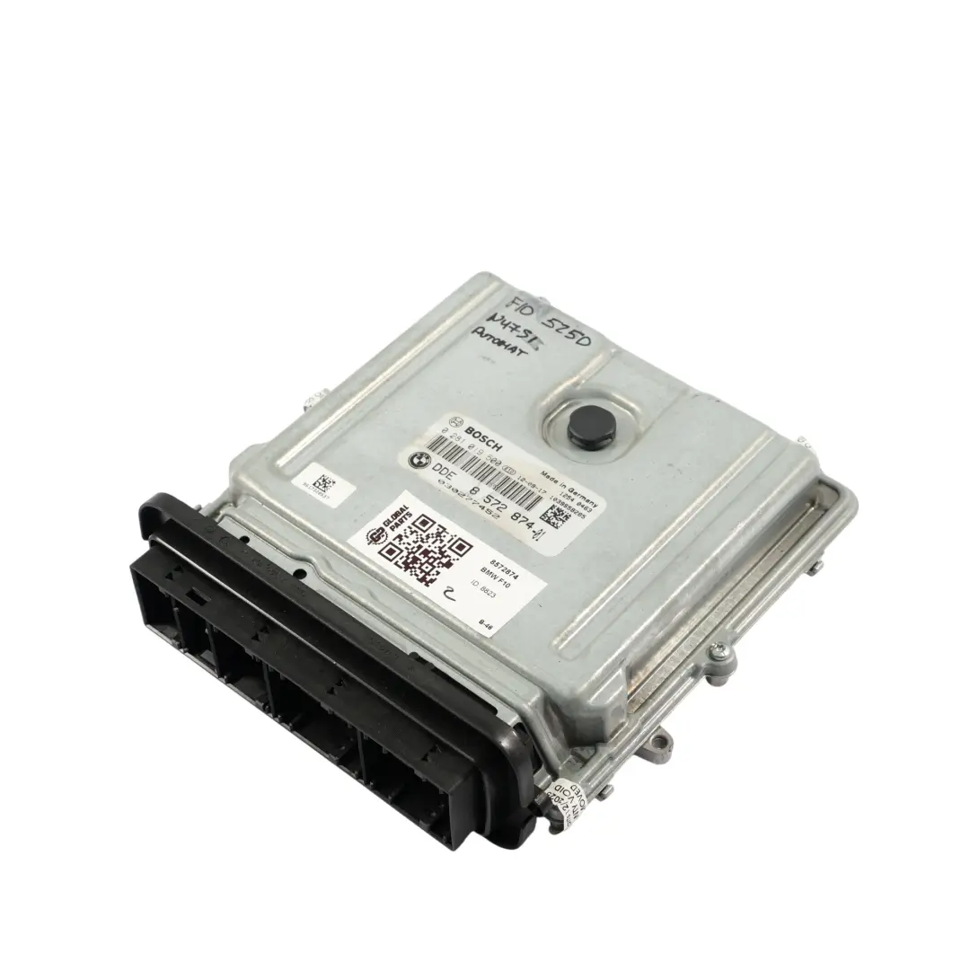 N47S1 218 Ch Calculateur Moteur DDE Boîte Automatique pour BMW F10 F11 535D à propos du numéro de pièce 8572874 BMW F10 F11 535D N47S1 218 Ch Calculateur Moteur DDE Boîte Automatique - SKU 8572874 - Numéro de pièce 8572874