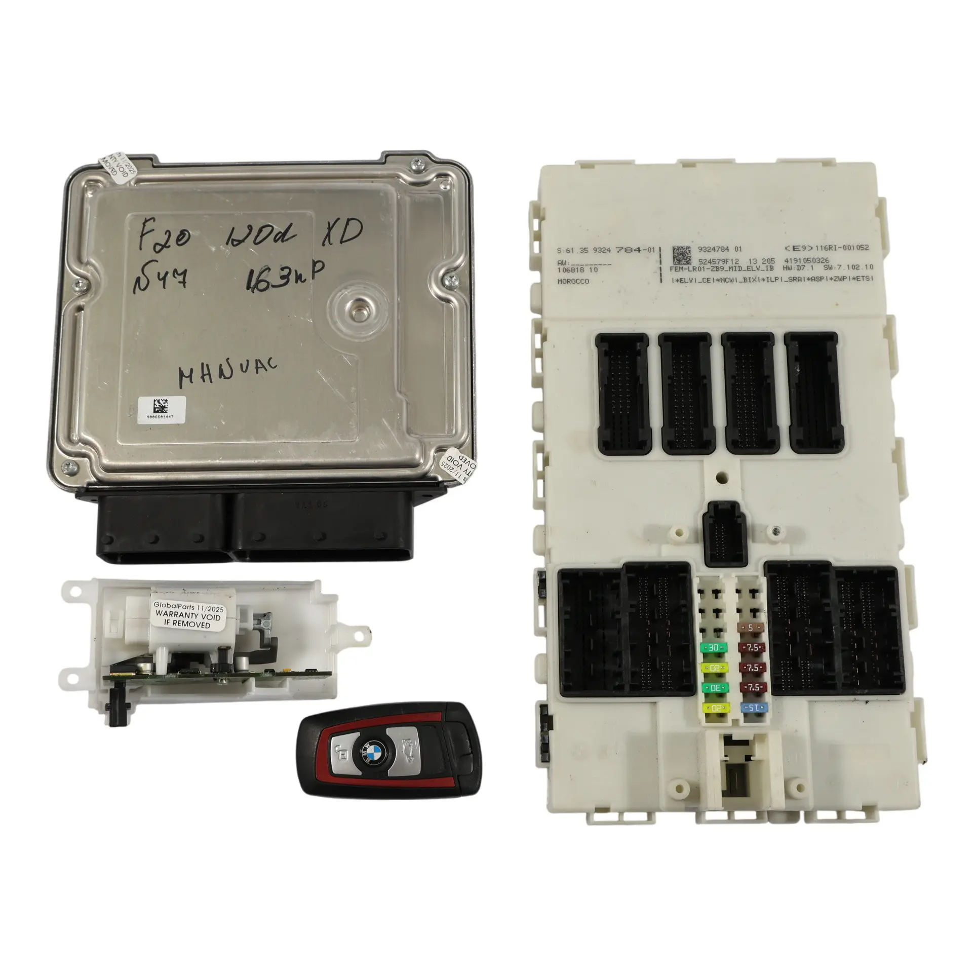 BMW F20 F30 F32 xDrive N47N 163HP Engine Control ECU Kit DDE 8576333 Manual