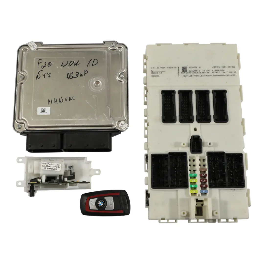 BMW F20 F30 F32 Xdrive N47N 163HP Kit ECU Control Motor DDE Manual - SKU 8576333-8 - Número de pieza 8576333