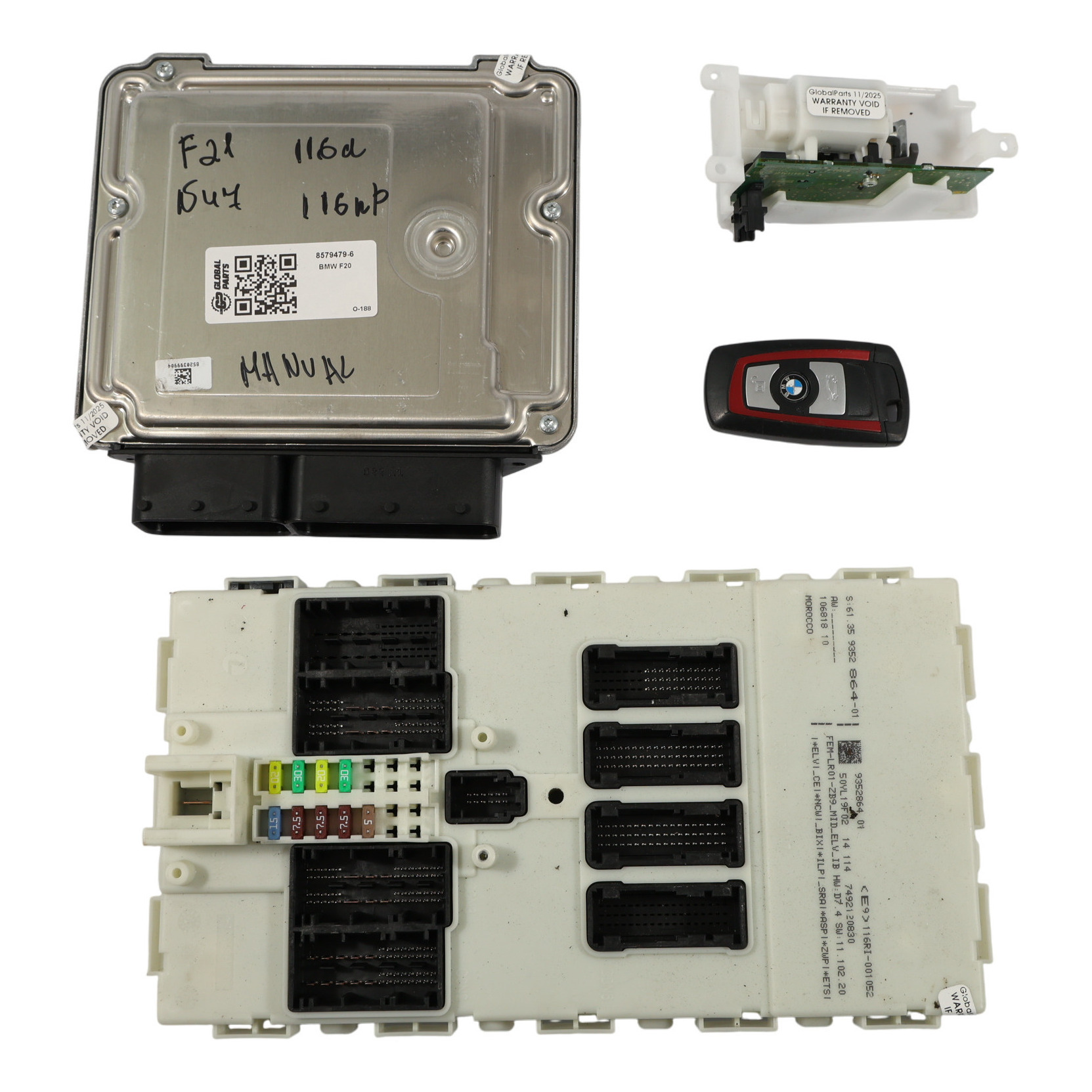Dde Control Module BMW F20 F21 F30 F31 116HP N47N Engine Control Unit ECU Kit DDE 8579479 ...