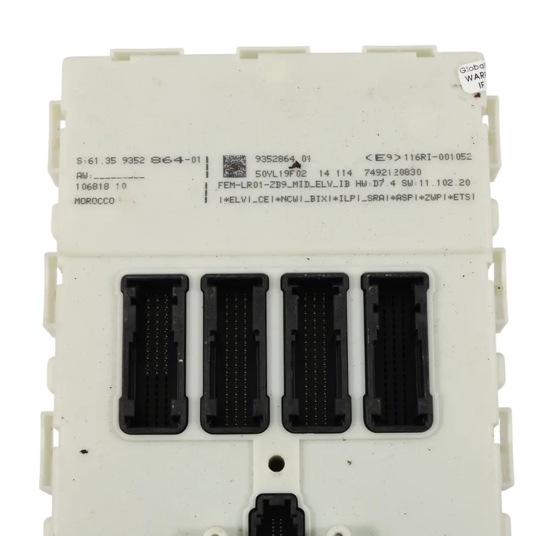 BMW F20 F21 F30 F31 116HP N47N Engine Control Unit ECU Kit DDE Manual - SKU 8579479-6 - Part number 8579479