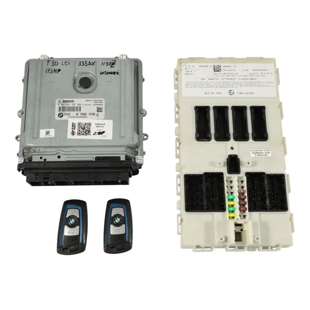335dX 435dX N57Z 313HP Engine ECU Kit DDE Automatic to BMW F30 F32 LCI with Part number 8586536 BMW F30 F32 LCI 335dX 435dX N57Z 313HP Engine ECU Kit DDE Automatic - SKU 8586536-8 - Part number 8586536