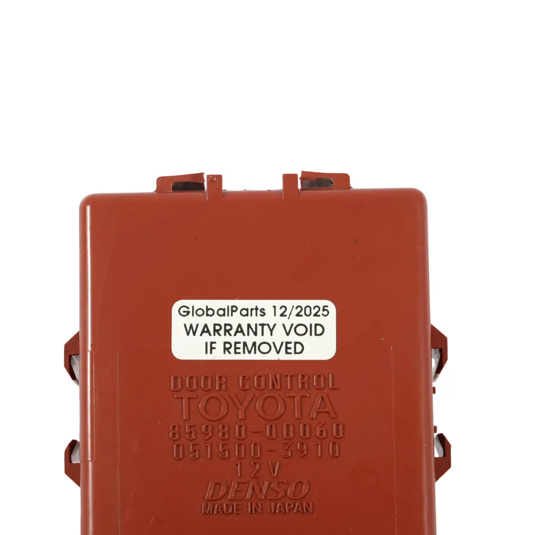 XP10 Moduł Sterownik Zamka Drzwi ECU do Toyota Yaris o numerze 859800D060 Toyota Yaris XP10 Moduł Sterownik Zamka Drzwi ECU - SKU 859800D060 - Numer Części 859800D060