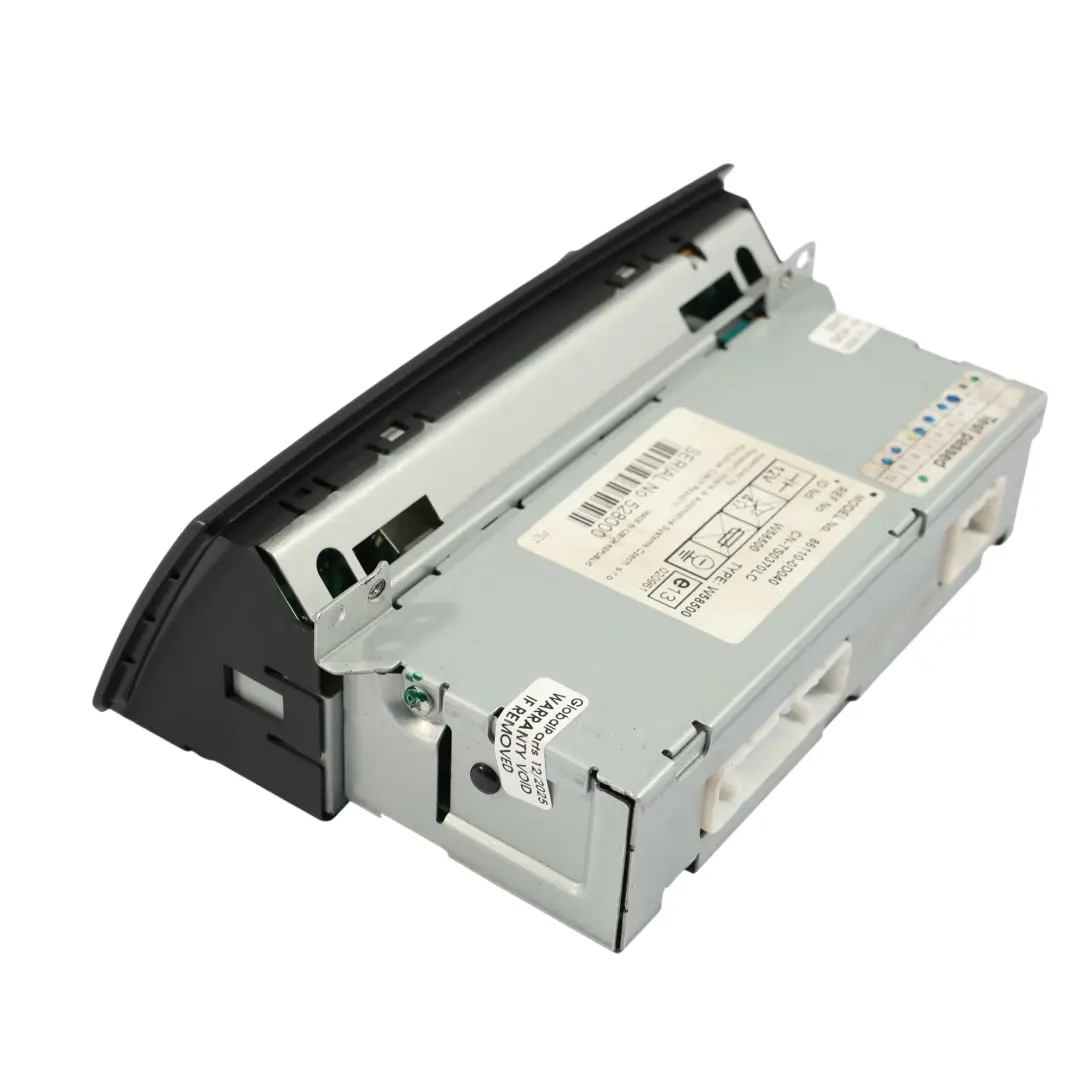 Toyota Yaris MK1 Pantalla Monitor Radio Navegador - SKU 861100D040 - Número de pieza 861100D040