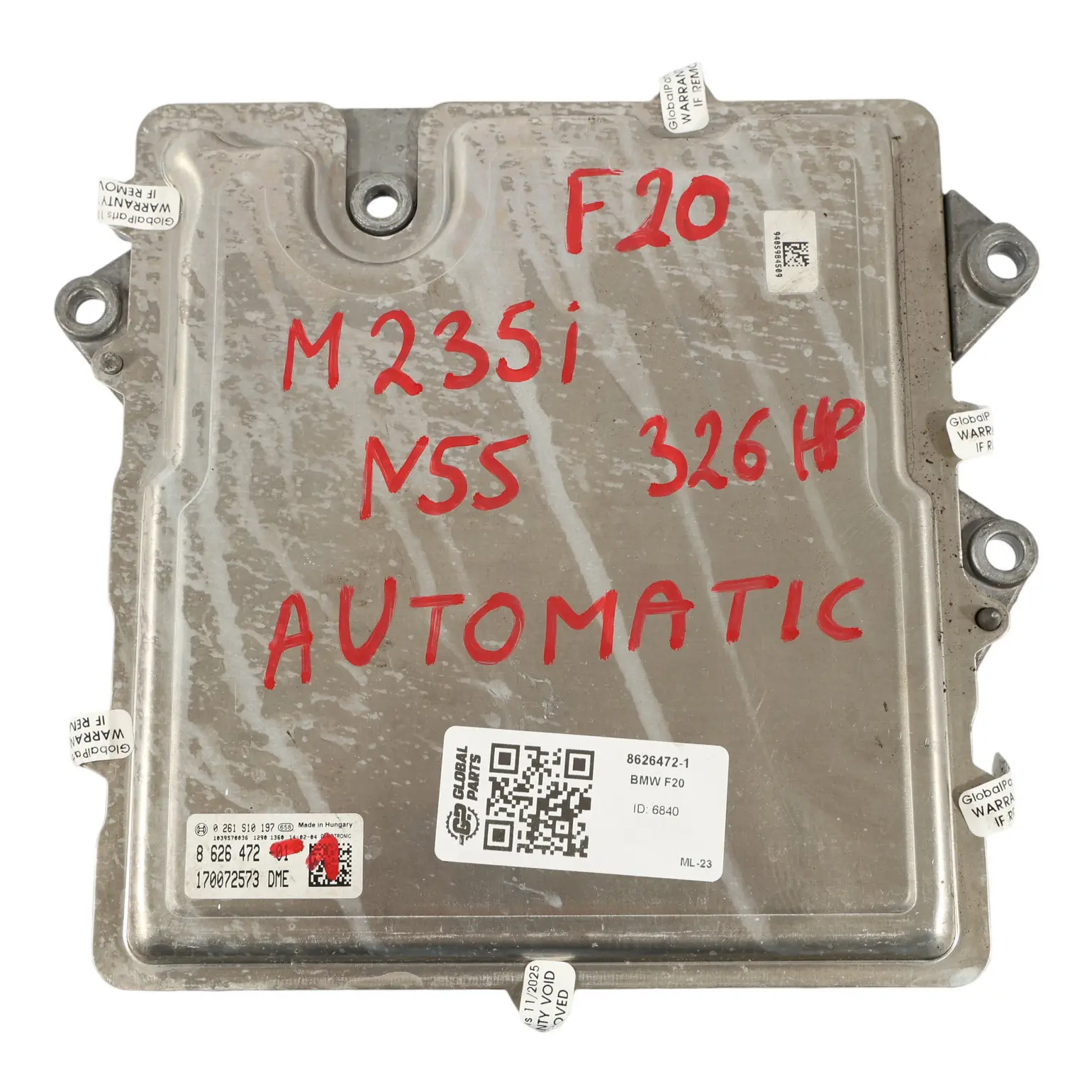 BMW F20 F21 M135I N55 326HP Benzina Controllo Motore ECU DME 8626472 Automatico