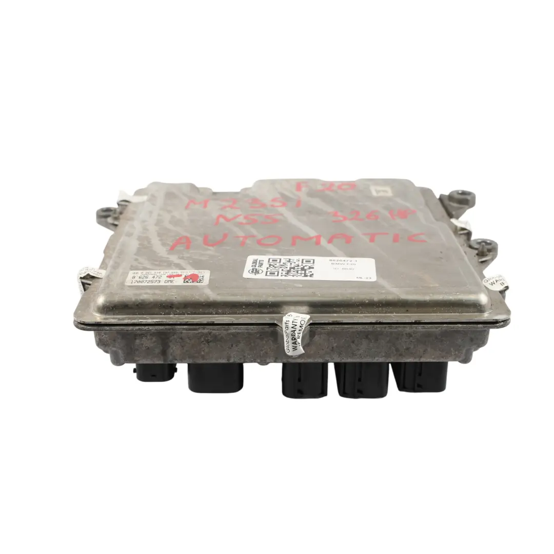 N55 326CH Unité Commande Moteur DME Automatique pour BMW F20 F21 M135I à propos du numéro de pièce 8626472 BMW F20 F21 M135I N55 326CH Unité Commande Moteur DME Automatique - SKU 8626472-1 - Numéro de pièce 8626472
