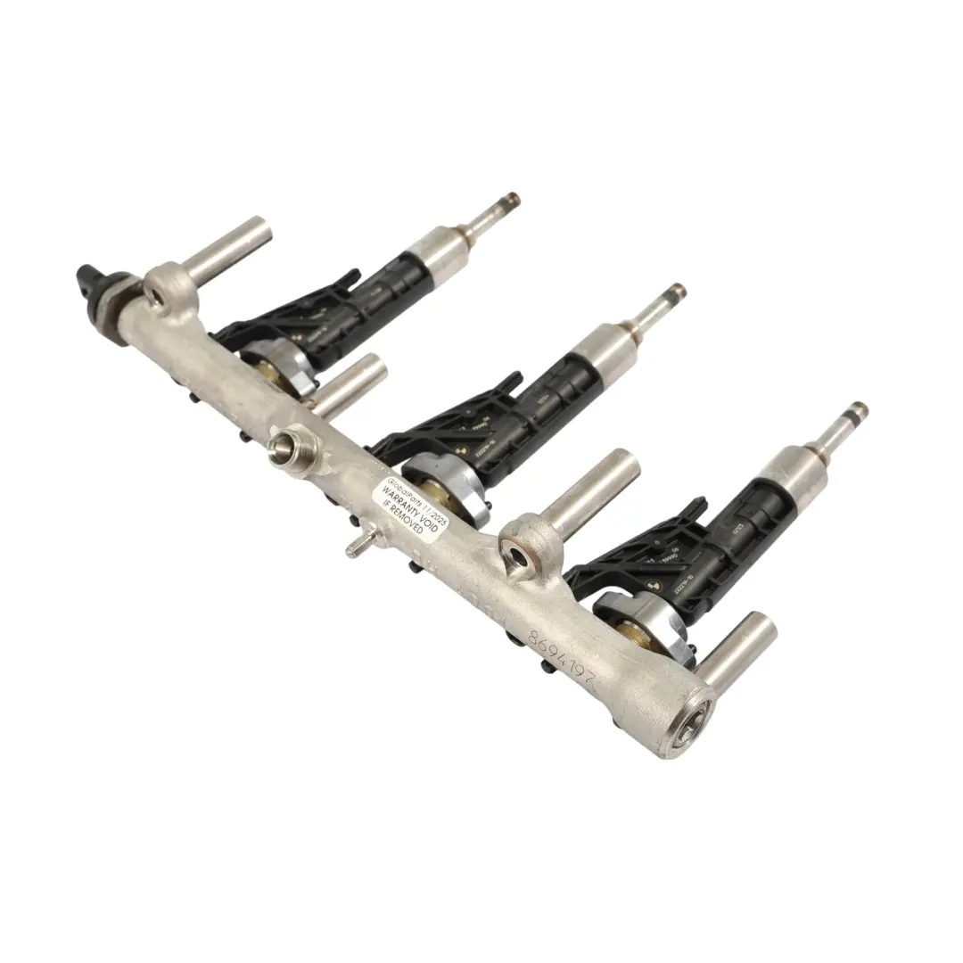 Riel Alta Presión Combustible Gasolina B38X para BMW F20 F30 LCI Mini F55 F56 con número de pieza 8694197 BMW F20 F30 LCI Mini F55 F56 Riel Alta Presión Combustible Gasolina B38X - SKU 8694197-2 - Número de pieza 8694197